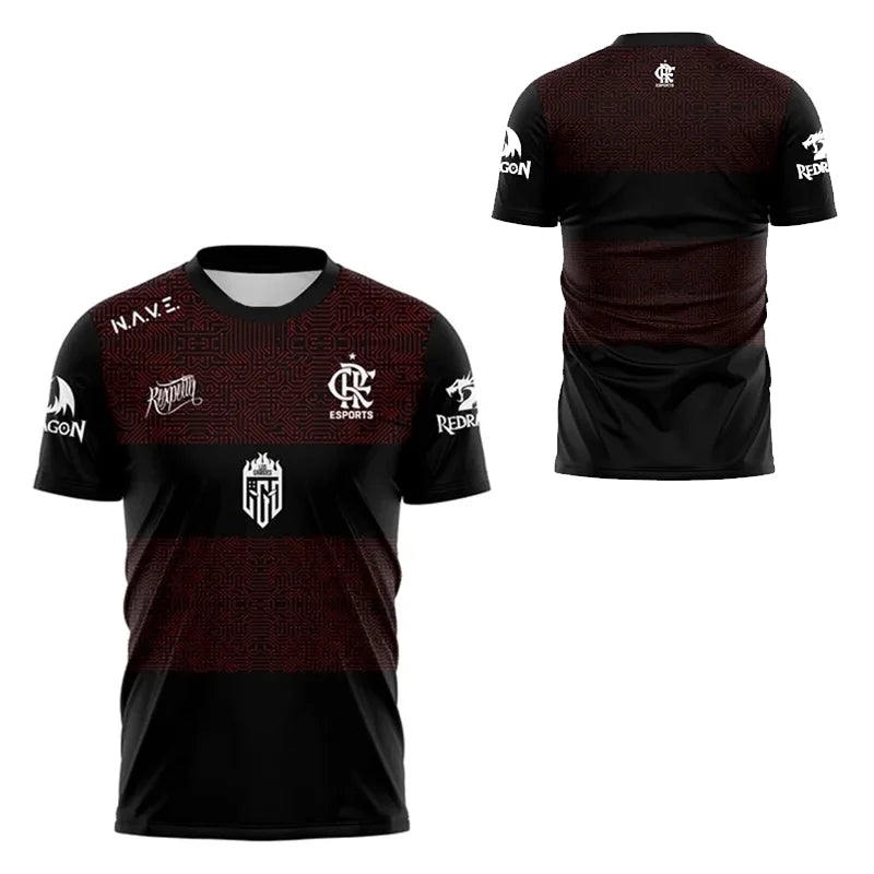 Jersey Uniforme MIBR Esports  Manto Azul e Dourado 2023   Customizable ID 3D printing